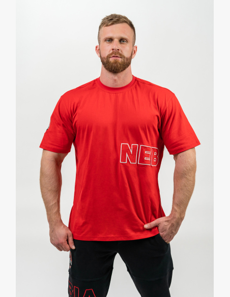 NEBBIA • Short Sleeve T-Shirt DEDICATION red • Nebshop.cz