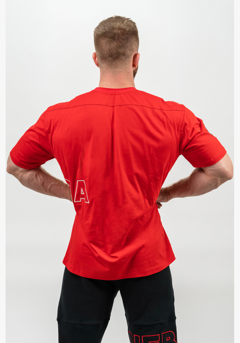 NEBBIA • Tričko s krátkym rukávom DEDICATION červená • Nebshop.sk NEBBIA • Tričko s krátkym rukávom DEDICATION červená • Nebshop.sk