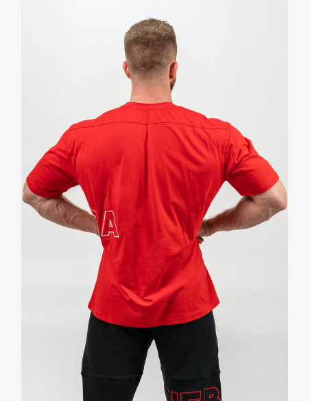 NEBBIA • Short Sleeve T-Shirt DEDICATION red • Nebshop.cz