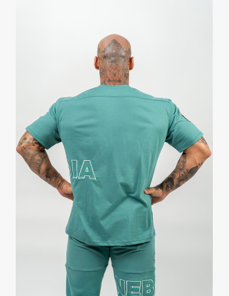 NEBBIA • Short Sleeve Shirt DEDICATION green • Nebshop.com