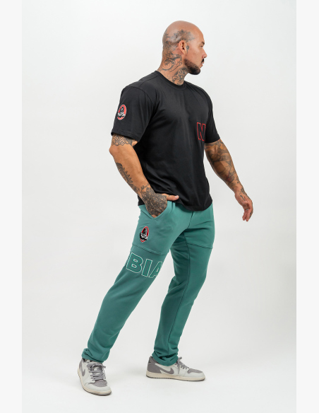 NEBBIA • Voľné tepláky s vreckami COMMITMENT zelená • Nebshop.sk
