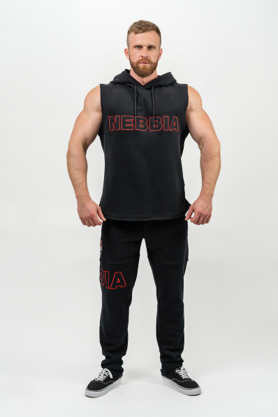 NEBBIA • Mikina bez rukávov IRON BEAST čierna • Nebshop.sk 2