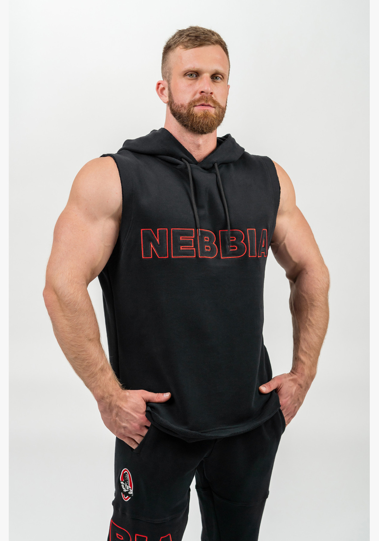 NEBBIA • Mikina bez rukávov IRON BEAST čierna • Nebshop.sk NEBBIA • Mikina bez rukávov IRON BEAST čierna • Nebshop.sk