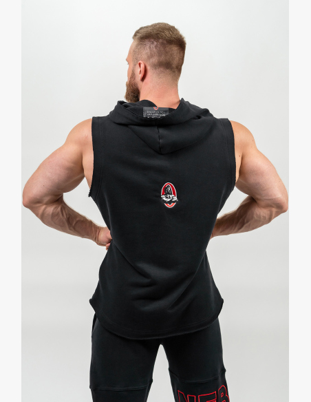 NEBBIA • Mikina bez rukávov IRON BEAST čierna • Nebshop.sk
