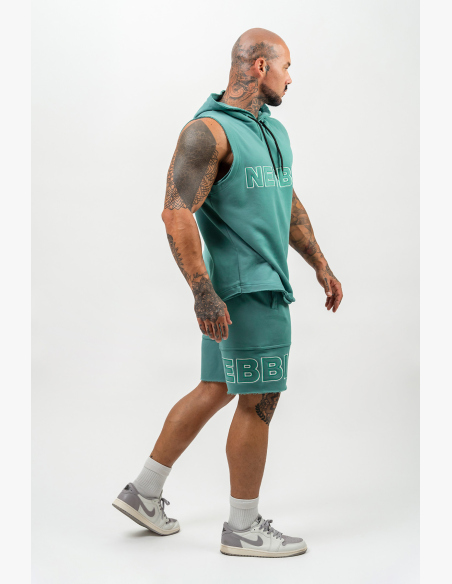 NEBBIA • Mikina bez rukávov IRON BEAST zelená • Nebshop.sk
