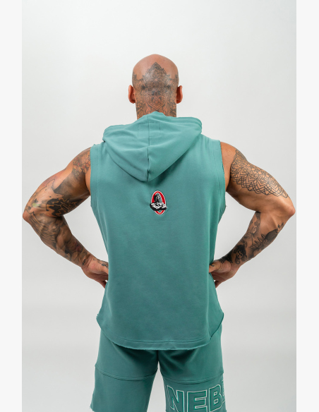 NEBBIA • Mikina bez rukávov IRON BEAST zelená • Nebshop.sk