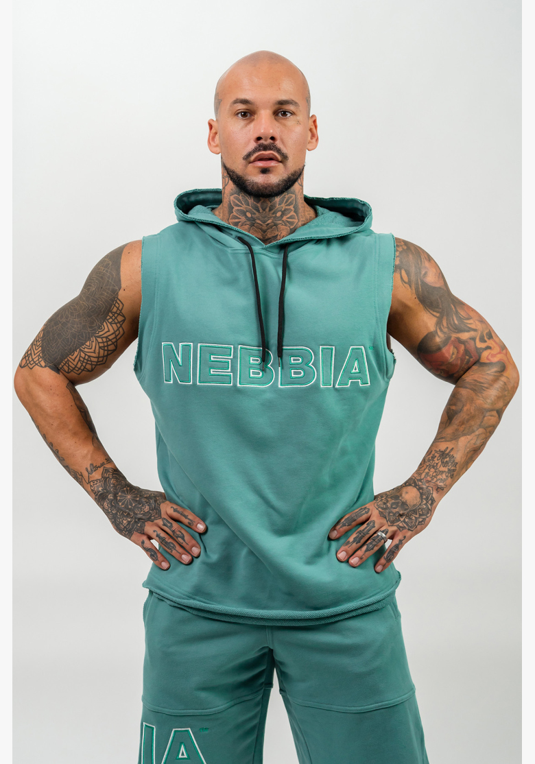 NEBBIA • Mikina bez rukávov IRON BEAST zelená • Nebshop.sk NEBBIA • Mikina bez rukávov IRON BEAST zelená • Nebshop.sk