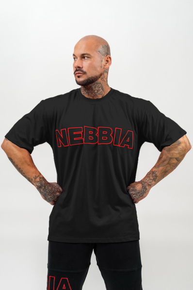 NEBBIA • Tričko s krátkym rukávom LEGACY čierna • Nebshop.sk