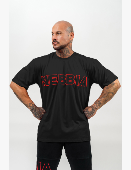 NEBBIA • Tričko s krátkym rukávom LEGACY čierna • Nebshop.sk