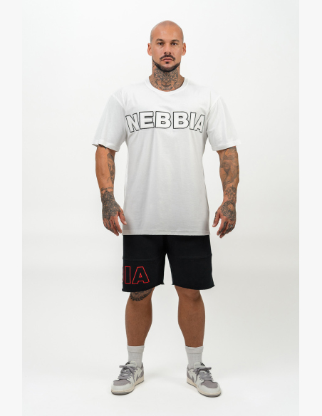 NEBBIA • Tričko s krátkym rukávom LEGACY biela • Nebshop.sk