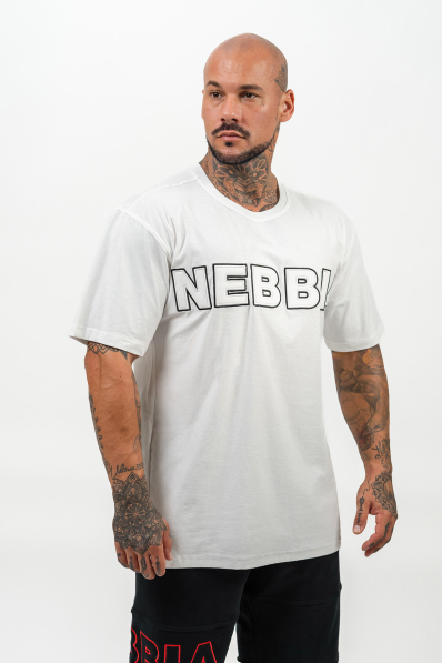NEBBIA • Tričko s krátkym rukávom LEGACY biela • Nebshop.sk