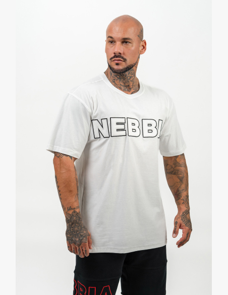 NEBBIA • Tričko s krátkym rukávom LEGACY biela • Nebshop.sk
