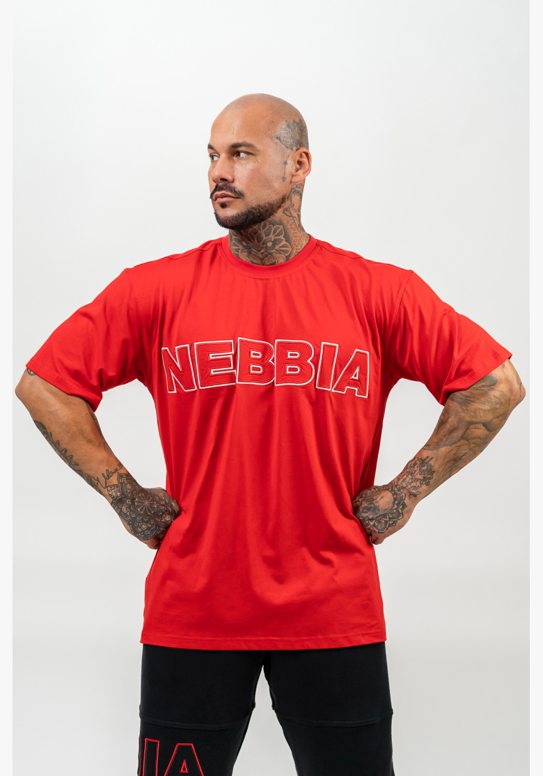 NEBBIA • Tričko s krátkym rukávom LEGACY červená • Nebshop.sk NEBBIA • Tričko s krátkym rukávom LEGACY červená • Nebshop.sk