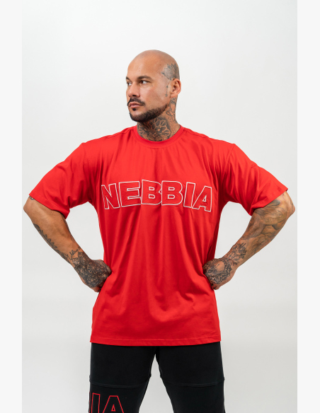 NEBBIA • Tričko s krátkym rukávom LEGACY červená • Nebshop.sk
