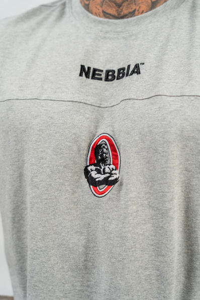 NEBBIA • Tričko s krátkym rukávom LEGENDARY šedá • Nebshop.sk 2