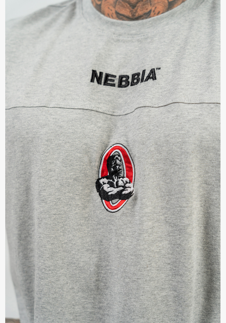 NEBBIA • Tričko s krátkym rukávom LEGENDARY šedá • Nebshop.sk NEBBIA • Tričko s krátkym rukávom LEGENDARY šedá • Nebshop.sk