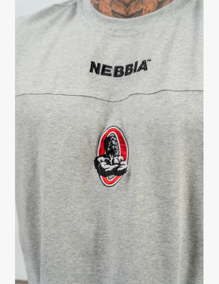 NEBBIA • Tričko s krátkym rukávom LEGENDARY šedá • Nebshop.sk