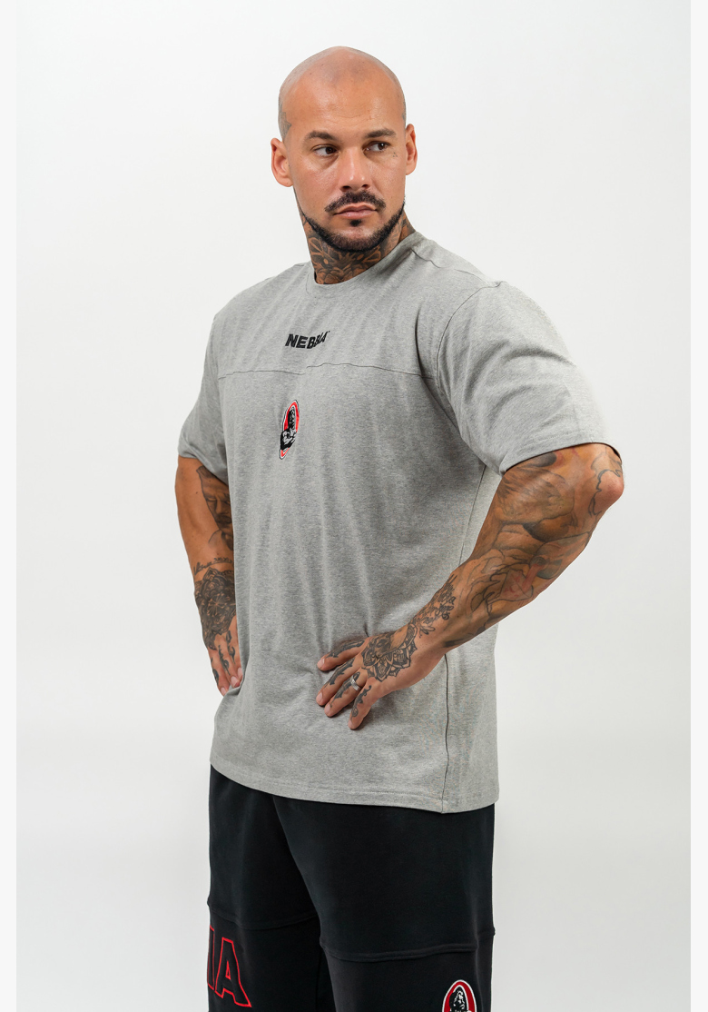 NEBBIA • Tričko s krátkym rukávom LEGENDARY šedá • Nebshop.sk NEBBIA • Tričko s krátkym rukávom LEGENDARY šedá • Nebshop.sk