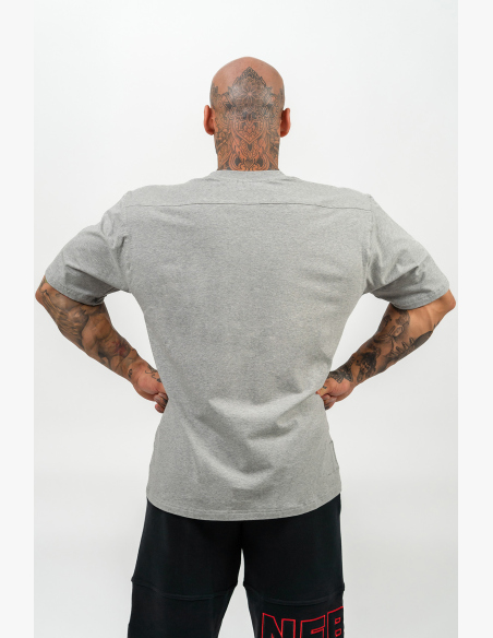 NEBBIA • T-shirt with short sleeves LEGENDARY gray • Nebshop.com