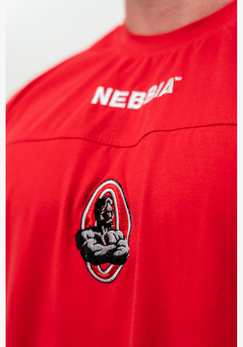 NEBBIA • Triko s krátkým rukávem LEGENDARY červená • Nebshop.cz NEBBIA • Triko s krátkým rukávem LEGENDARY červená • Nebshop.cz