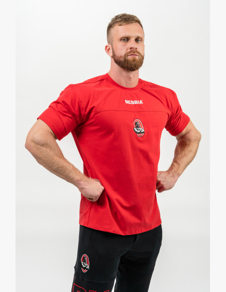 NEBBIA • Tričko s krátkym rukávom LEGENDARY červené • Nebshop.cz