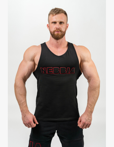 NEBBIA • Fitness tank top STRENGTH black • Nebshop.cz