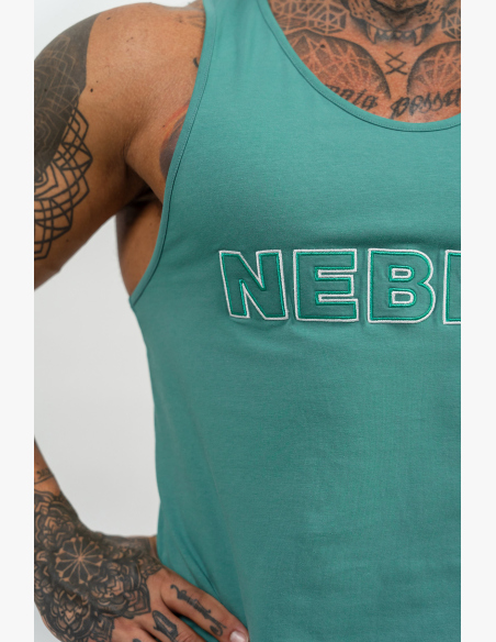 NEBBIA • Fitness tielko STRENGTH zelená • Nebshop.sk