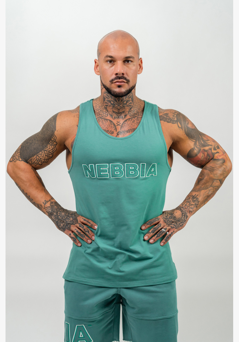 NEBBIA • Canotta Fitness STRENGTH verde • Nebshop.it NEBBIA • Canotta Fitness STRENGTH verde • Nebshop.it