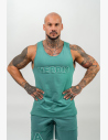 The elastic cotton tank top is precisely cut to highlight your shoulders. It is breathable and exceptionally comfortable for everyday wear, but also ideal for gym training. With the "racer back" design, your back is emphasized.