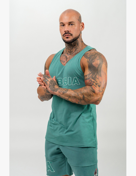 NEBBIA • Fitness tielko STRENGTH zelená • Nebshop.sk