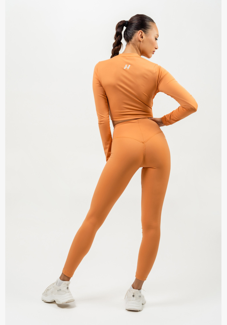NEBBIA • Legíny s vysokým pásom ELEVATED oranžová • NebShop.sk NEBBIA • Legíny s vysokým pásom ELEVATED oranžová • NebShop.sk