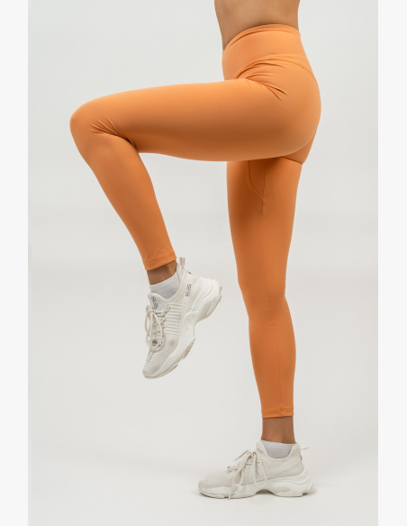NEBBIA • Legíny s vysokým pásom ELEVATED oranžová • NebShop.sk