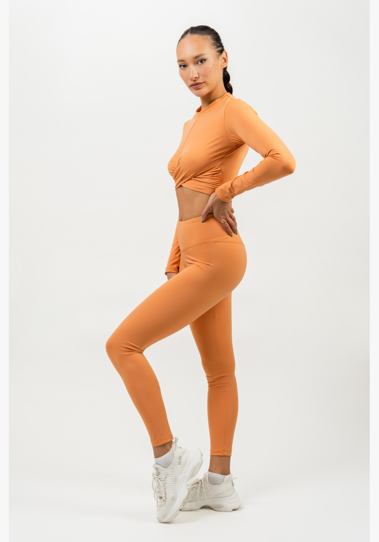 NEBBIA • Legíny s vysokým pásom ELEVATED oranžová • NebShop.sk NEBBIA • Legíny s vysokým pásom ELEVATED oranžová • NebShop.sk