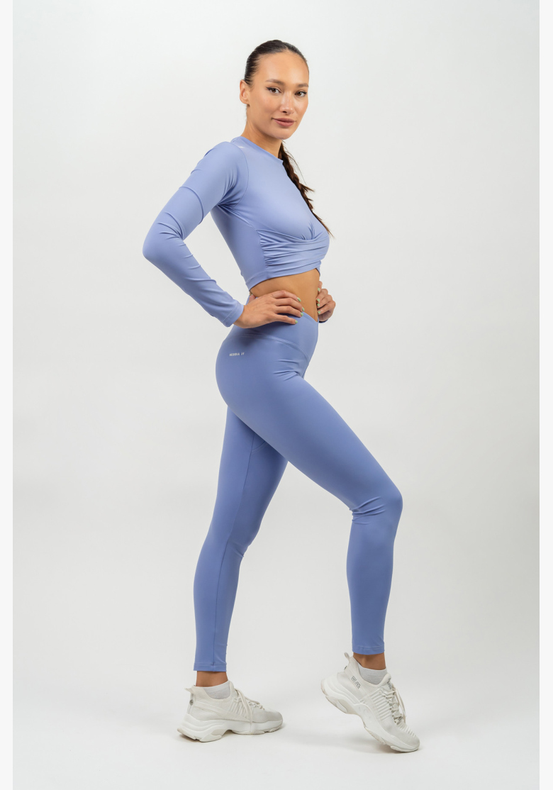 NEBBIA • Leggings con vita alta ELEVATED viola • NebShop.it NEBBIA • Leggings con vita alta ELEVATED viola • NebShop.it