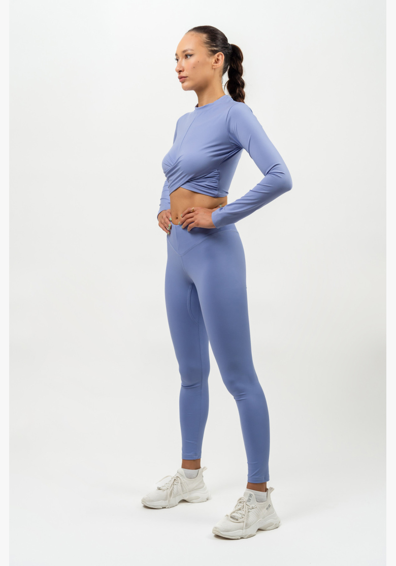 NEBBIA • Leggings con vita alta ELEVATED viola • NebShop.it NEBBIA • Leggings con vita alta ELEVATED viola • NebShop.it