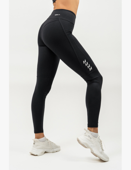 NEBBIA • Tvarujúce legíny s vysokým pásom AGILE čierna • NebShop.sk