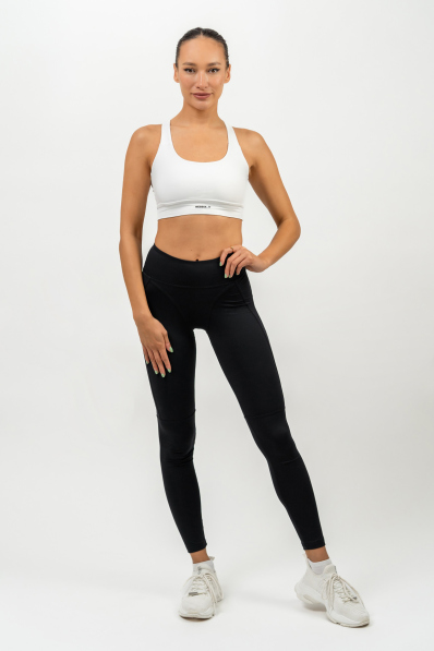 NEBBIA • Leggings modellanti con vita alta AGILE nera • NebShop.it