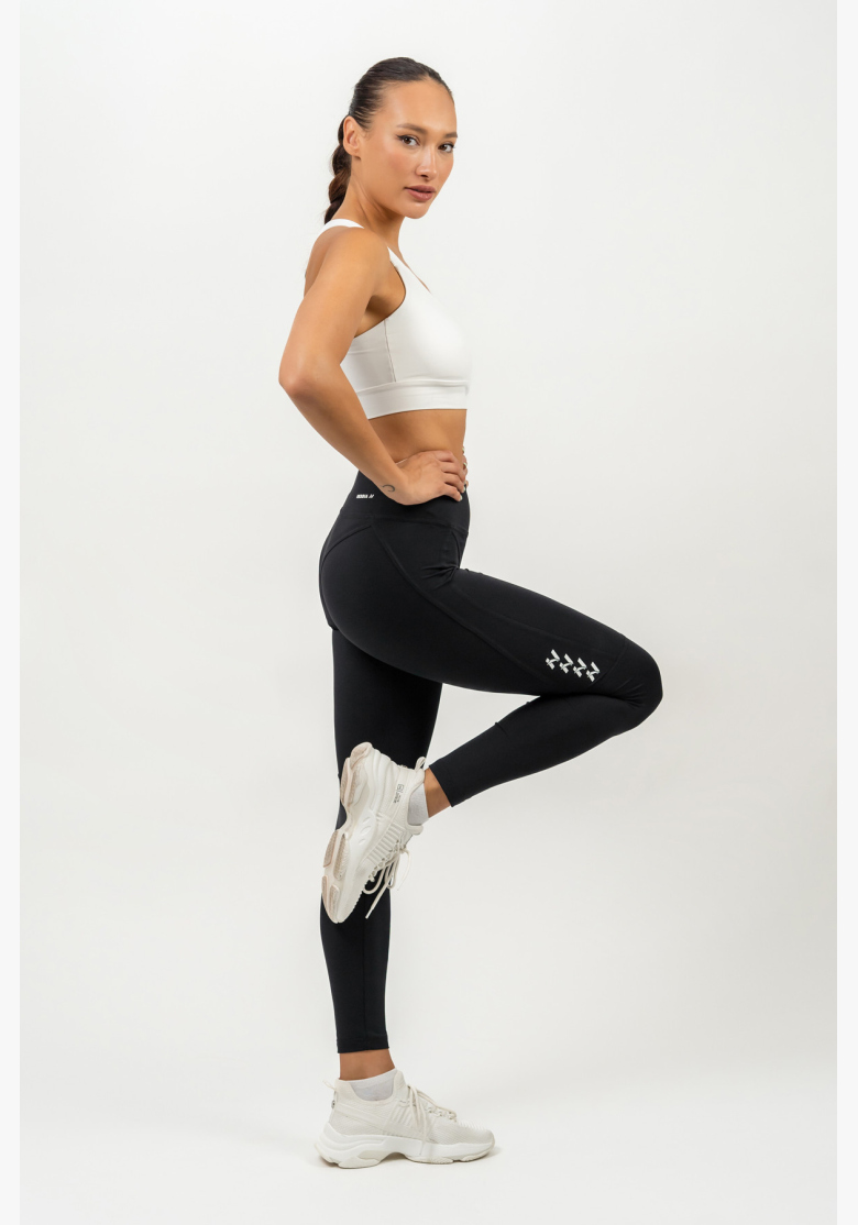 NEBBIA • Tvarujúce legíny s vysokým pásom AGILE čierna • NebShop.sk NEBBIA • Tvarujúce legíny s vysokým pásom AGILE čierna • NebShop.sk