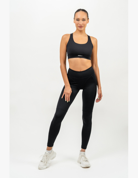 NEBBIA • Tvarujúce legíny s vysokým pásom AGILE čierna • NebShop.sk