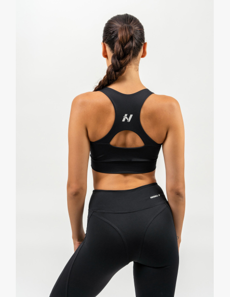 NEBBIA • Športový racer back podprsenka AGILE čierna • NebShop.sk