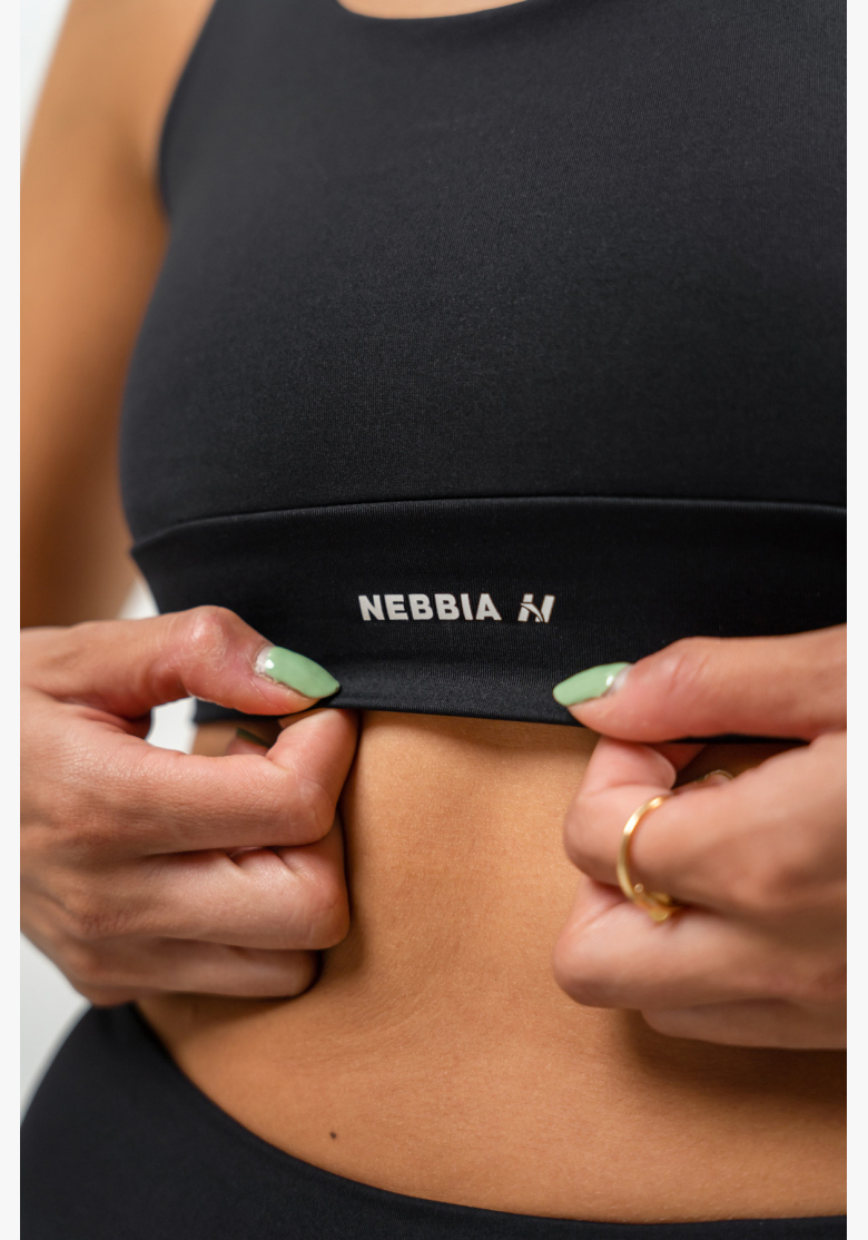 NEBBIA • Reggiseno sportivo racer back AGILE nero • NebShop.it NEBBIA • Reggiseno sportivo racer back AGILE nero • NebShop.it