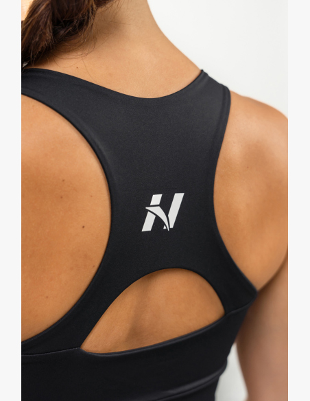 NEBBIA • Športový racer back podprsenka AGILE čierna • NebShop.sk