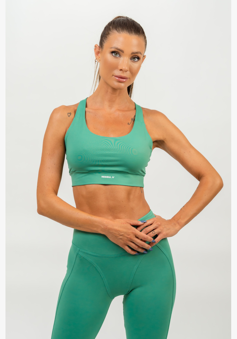 NEBBIA • Športová racer back podprsenka AGILE zelená • NebShop.sk NEBBIA • Športová racer back podprsenka AGILE zelená • NebShop.sk