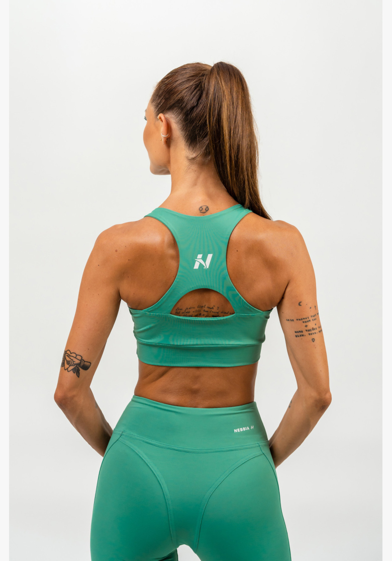 NEBBIA • Športová racer back podprsenka AGILE zelená • NebShop.sk NEBBIA • Športová racer back podprsenka AGILE zelená • NebShop.sk