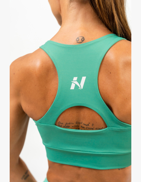NEBBIA • Športová racer back podprsenka AGILE zelená • NebShop.sk
