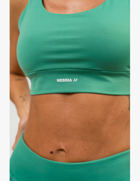 NEBBIA • Športová racer back podprsenka AGILE zelená • NebShop.sk