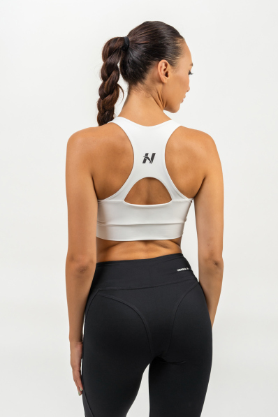 NEBBIA • Športová racer back podprsenka AGILE biela • NebShop.sk 2