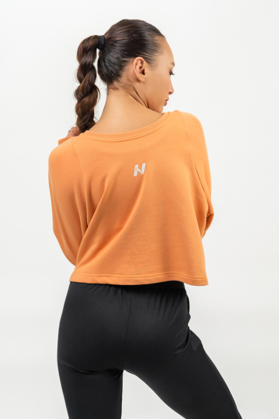 NEBBIA • Krátka mikina GYM SPIRIT oranžová • NebShop.sk 2