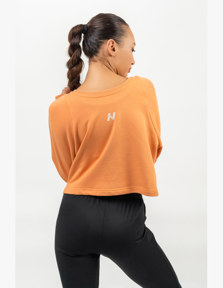NEBBIA • Krátka mikina GYM SPIRIT oranžová • NebShop.sk