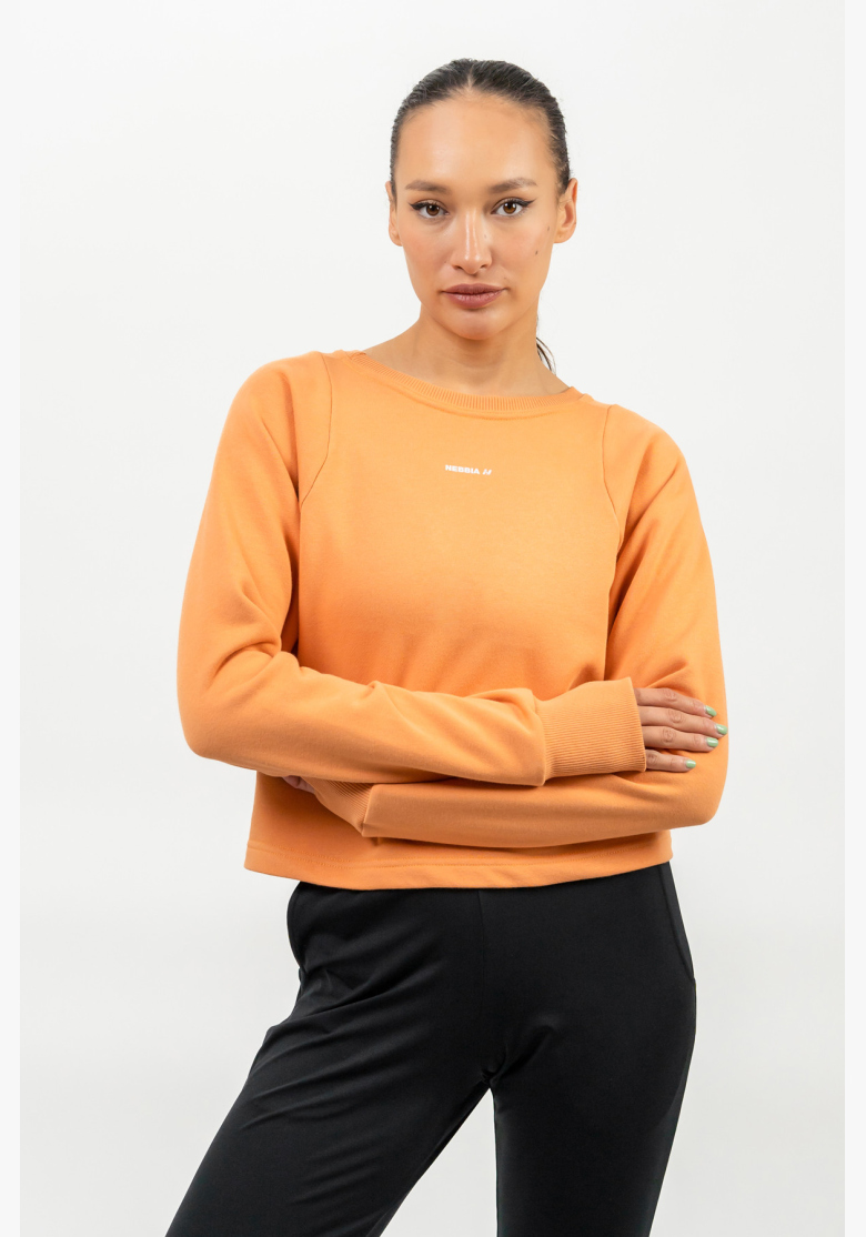NEBBIA • Krátka mikina GYM SPIRIT oranžová • NebShop.sk NEBBIA • Krátka mikina GYM SPIRIT oranžová • NebShop.sk